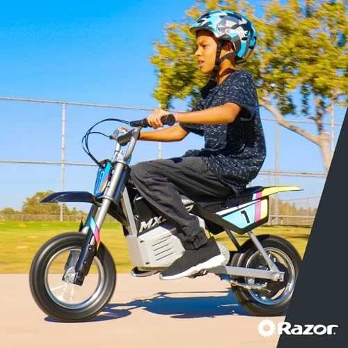 Elektrinis motociklas RAZOR Motor MX350 Dirt, Juodos ir pilkos spalvos