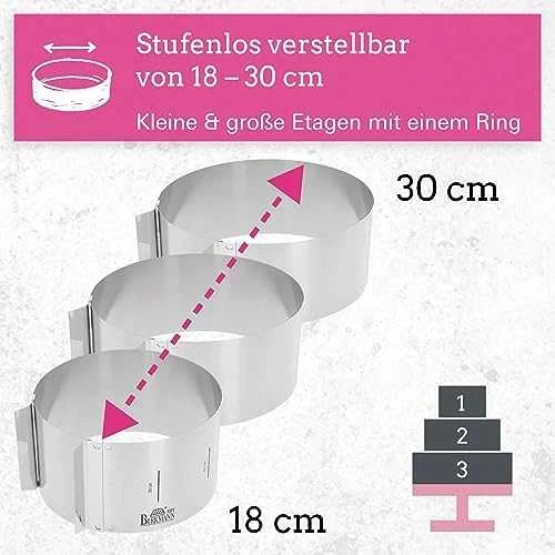 EASY BAKING konditerijos apvadas - reguliuojamas / Birkmann