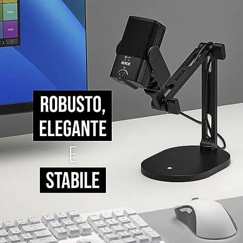 RODE DS2 darbalaukio studijos rankena transliacijai
