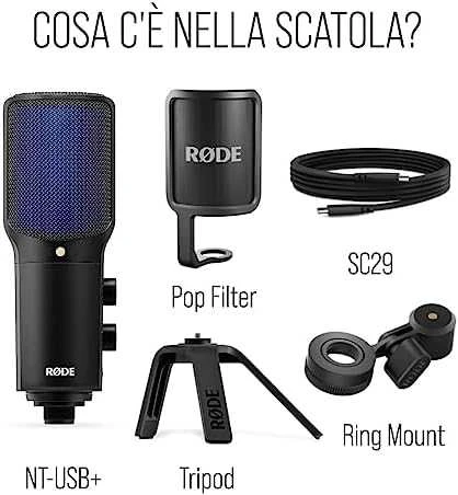 Rode NT-USB+ mikrofonas