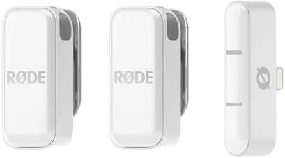 „Rode Wireless Micro“ („Lightning“, „Baltas“)