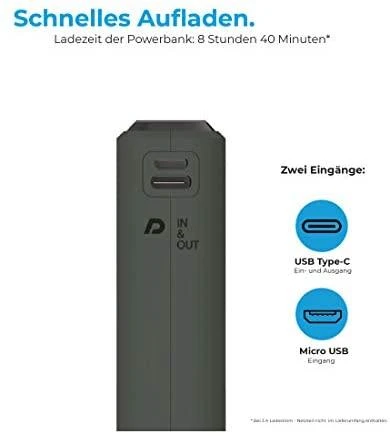 Carruzzo RealPower 333646 nešiojamasis įkroviklis 20000 mAh Žalia