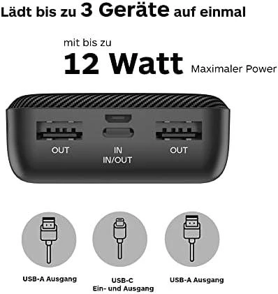 Powerbank Realpower PB-20000 SE 20000mAh Juodas (415548)