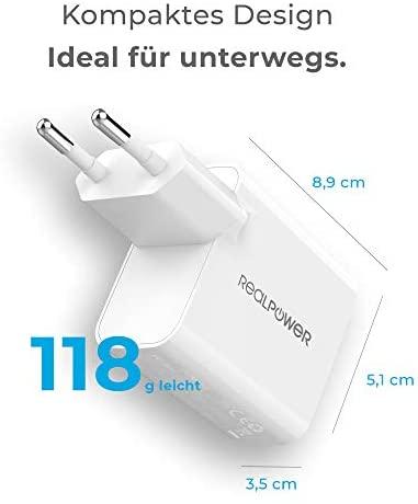 Carruzzo RealPower 352262 mobiliojo įrenginio kroviklis Universalus Balta AC Spartusis įkrovimas Vidaus