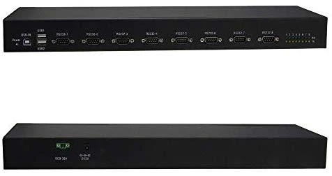RealPower 284513 USB 2.0 RS-232 nuoseklusis keitiklis / kartotuvas / izoliatorius Juodas