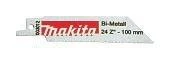 Makita Tiesinio pjūklo pjūkleliai 100X0.9MM (24TPI), 5vnt., metalui P-04896