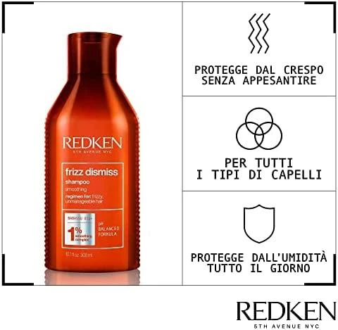 Redken Frizz Dismiss Šampūnas, 300 ml