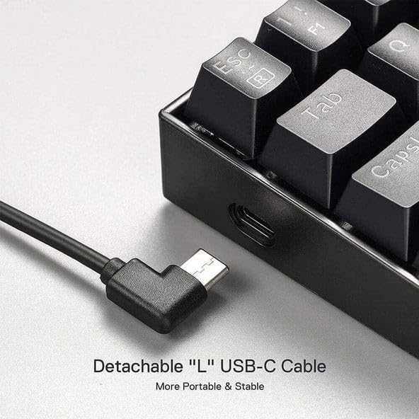 Kompaktiška Mechaninė klaviatūra žaidimams Redragon K630RGB, Red Switch, US išdėstymas