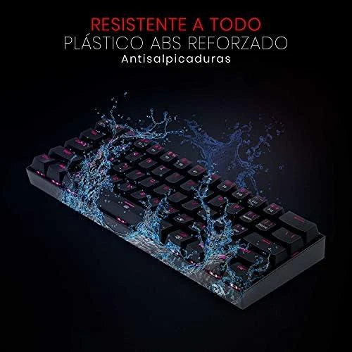 Kompaktiška Mechaninė klaviatūra žaidimams Redragon K630RGB, Red Switch, US išdėstymas