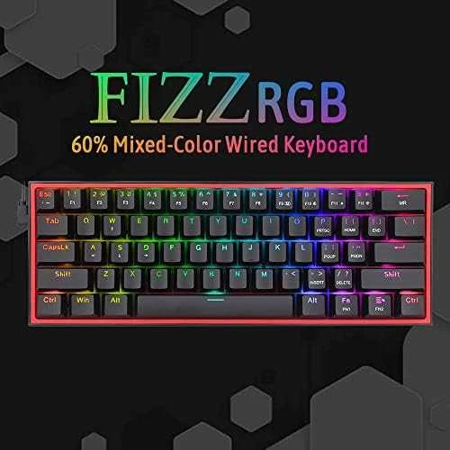 Žaidimų Klaviatūra Redragon Fizz K617 RGB (Juoda)