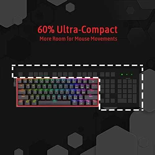 Žaidimų Klaviatūra Redragon Fizz K617 RGB (Juoda)