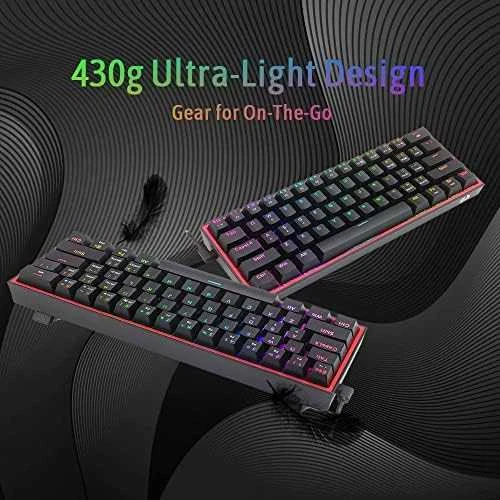 Žaidimų Klaviatūra Redragon Fizz K617 RGB (Juoda)