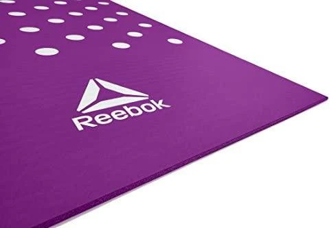 Treniruočių kilimėlis Reebok Spots 7 mm, violetinis