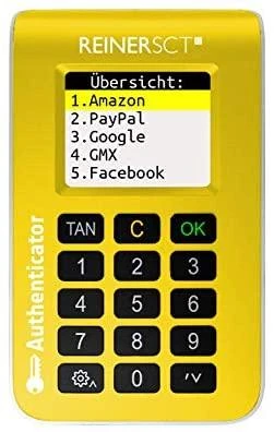 Reiner SCT autentifikatorius su geltonu korpusu