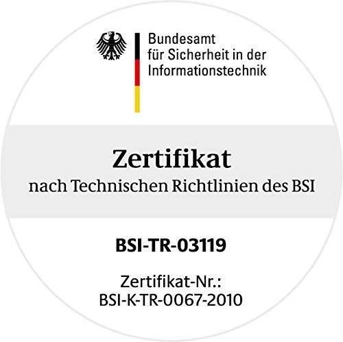 Atminties kortelė Carruzzo Reiner SCT cyberJack RFID skaitytuvas USB Juoda