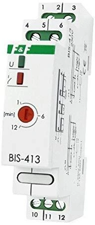 F&F Impulsinė relė 230V 16A, skirta TH35 bėgiui - BIS-413