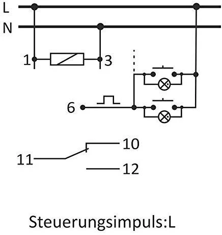 F&F Impulsinė relė 230V 16A, skirta TH35 bėgiui - BIS-413