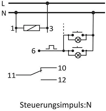 F&F Impulsinė relė 230V 16A, skirta TH35 bėgiui - BIS-413