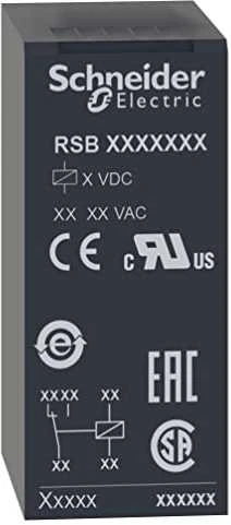 Schneider Electric „Relpol“ sąsajos relė 2P 230 V AC (RSB2A080P7)
