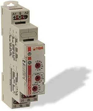Relpol 863183 Laiko relė 2P 1 s-10 dienų 12-240V AC/DC 50/60 Hz daugiafunkcis RPC-2MA-UNI 863183