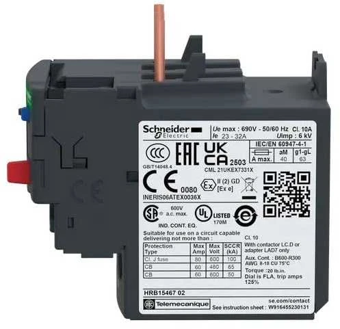 Schneider Electric Schneider terminė relė 23-32A LRD32