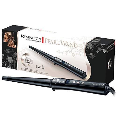 Remington Pearl Hair Suktukas CI 95 Ceramic heating system, Barrel diameter 25 mm, Temperature (min) 130 °C, Temperature (max) 210 °C, Ekranas Integrated digital display, Juodas