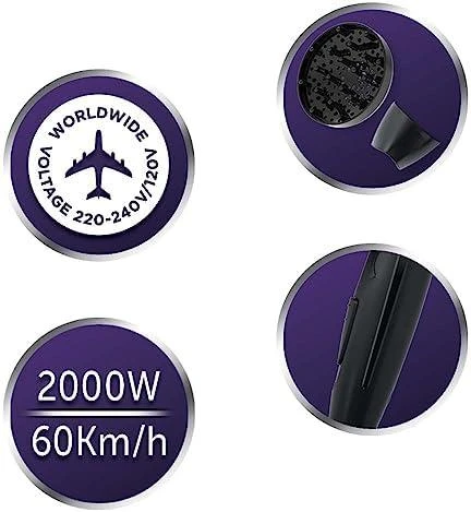 Plaukų džiovintuvas Remington D1500 Juoda, Žalia 2000 W