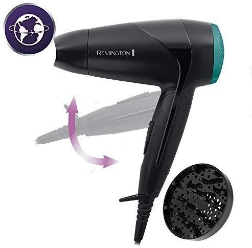 Plaukų džiovintuvas Remington D1500 Juoda, Žalia 2000 W
