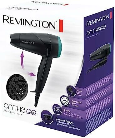 Plaukų džiovintuvas Remington D1500 Juoda, Žalia 2000 W