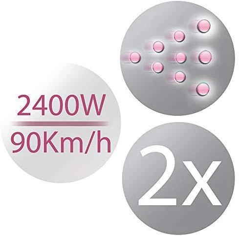 Plaukų džiovintuvas Dryer for hair REMINGTON D5226 (2400W, baltos spalvos)