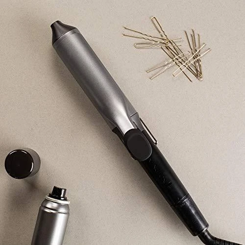 Remington CI 5538 plaukų formavimo šukos Garbanojimo lazdelė Šiltas Juoda, Pilka