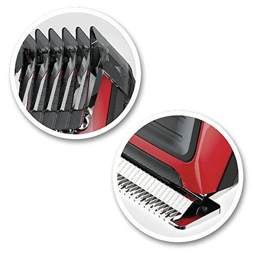 Remington Hair clipper HC5100 Juoda, Raudona
