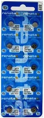 Renata 377 SR626SW sidabro oksido laikrodžių baterijos 10 vnt.