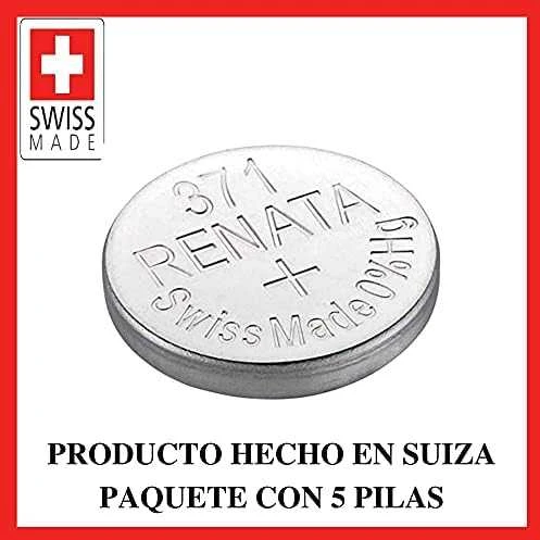 Renata 371 SR920SW laikrodžio baterijos, sidabro oksido, 10 vnt.