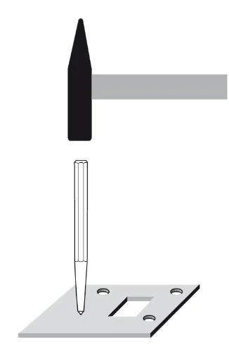 Žymeklis Ø4x10x120mm RENNSTEIG