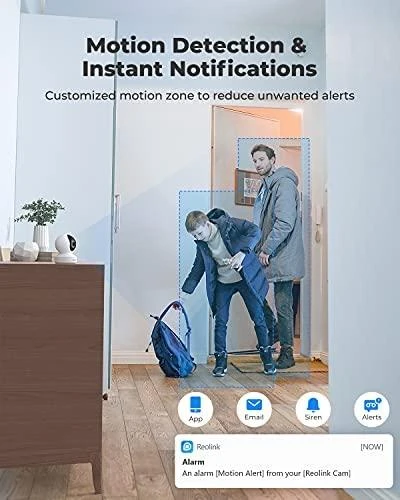 Reolink IP kamera E1 PRO 4 MP, fiksuota, H.264, Micro SD