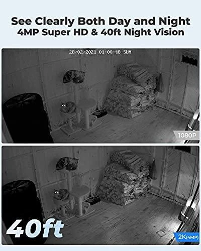 Reolink IP kamera E1 PRO 4 MP, fiksuota, H.264, Micro SD
