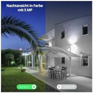 „Reolink Argus Series B340“ – 5 MP atskira lauko baterijos kamera, 5/2,4 GHz „Wi-Fi“, išmanusis aptikimas, spalvotas naktinis matymas