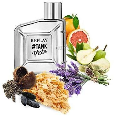 Replay Tank Plate For Him EDT tualetinis vanduo vyrams, 100 ml