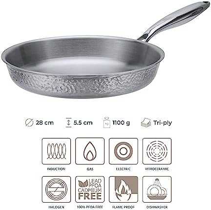 „Resto Kitchenware Crater“ apvali universali keptuvė