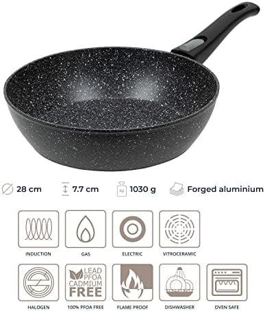 „Resto Kitchenware Leo“ apvali universali keptuvė