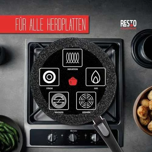 „Resto Kitchenware Aries“ apvali universali keptuvė