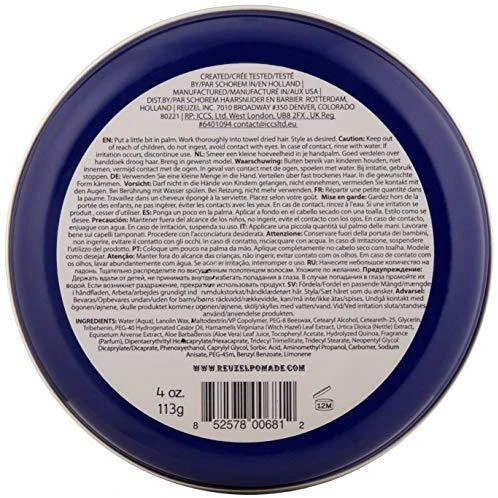 Plaukų formavimo vaškas Reuzel Hollands Finest Pomade Fibe, 113 g