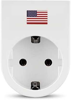 REV REV Travel Plug Traveler USA baltas