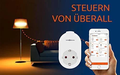 REV Link2 išmanusis WiFi lizdas su telefono valdymo sąsaja
