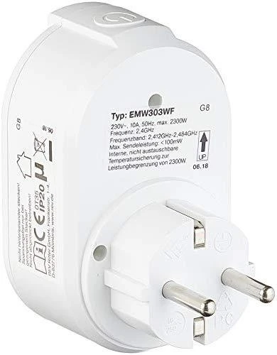 REV REV Link2Home WiFi Socket & Time Switch baltas
