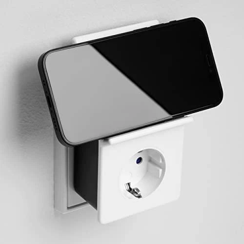 REV USB įkrovimo adapteris su belaidžiu įkrovimu + 1x lizdas