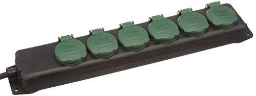 REV Multiple Socket Outlet IP44 6 kartus 1,4m