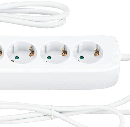 REV Multiple Socket Outlet 6 kartus 1,5m su kojiniu jungikliu