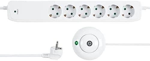 REV Multiple Socket Outlet 6 kartus 1,5m su kojiniu jungikliu